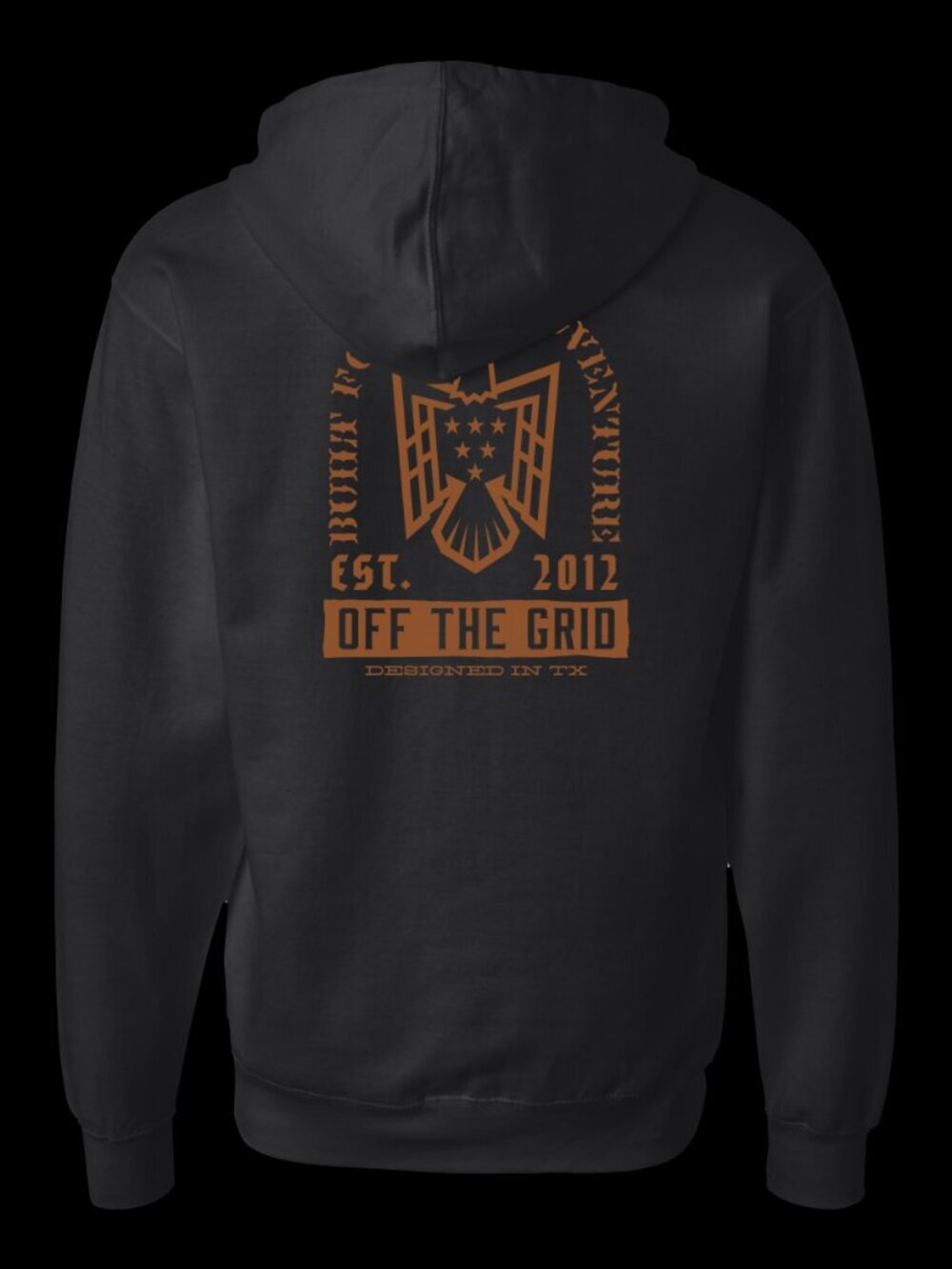 Off The Grid Surplus Soaring Eagle Hoodie - Black